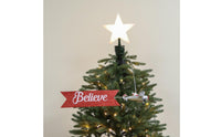 Light-up Rotating Holiday Topper Creates Festive Atmosphere Moving Star Holiday Topper Easy to Assemble for Kids