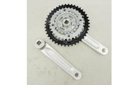 Mountain Bike Crankset with Triple Chainring 170mm Bike  Crankset with Triple Chainring for Commuting