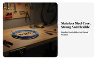 Bike Derailleur Wire Set Galvanized Steel Center Cycle Derailleur Wire Set Effortless Function Rust Resistant