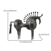 Modern Horse Sculpture Minimalist Horse Figurine Tabletop Horseback Riding Ornament Artistic for Homeowners