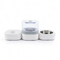 Pet Feeding Station Automatic Cat Feeder and Water Dispenser Compact for Dorms
