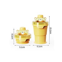 Foldable Ice Sphere Cup Portable Drinkware Straw Hole for Party