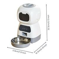 Wifi Pet Feeder Portion Control Smart Pet Feeder 3.5L Capacity