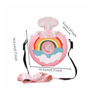 Donut Water Bottle Leak-Resistant Donut Shaped Sippy Cup Reusable Portable Children's Water Bottle for Young Children
