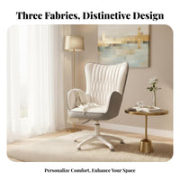 Armless Upholstered wheeled Chair Ergonomic spine support Support rotate Seat for Students