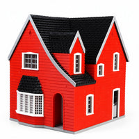 1:64 Scale House Model Detailed Building for Diorama, Collectors