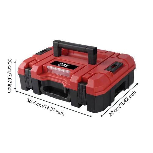 Portable Tool Chest Large Capacity Stackable Heavy-Duty for Electricians, Craftsmen, Garage, Workshop, Job Site