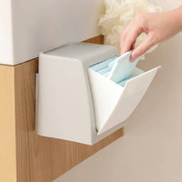 Napkin Holder Space Saving Wall Mounted Pad Box Dust Proof