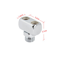 Low-Pressure Splitter Adapter Plated Metal Finish Dive Regulator Splitter Silver