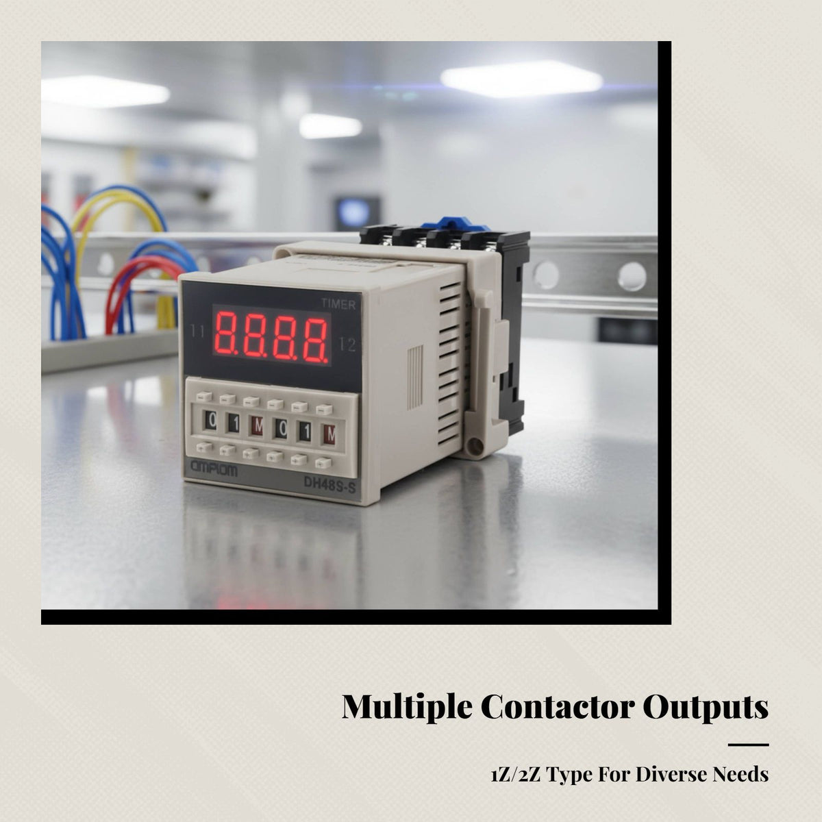 DH48S-S Digital Time Controller, Cycle Control Delay Timer, AC220V Display