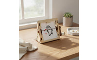 Hand Crank Animation Machine Creative Wooden Crank Model Interactive for Desk