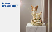 Resin Cherub Water Feature European Style Living Room Sculpture, Home Decor, Artistic Accent, Wholesale
