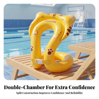 Swim Tube with Back Support | Double, pool lounger with Back Support, for Vacation