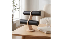Bracelet Display Stand Two-Tier Bangle Organizer Wooden Jewelry Display Stand for Scrunchie Hair Ties