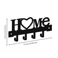 Key Hook Rack Decorative Wall-Mounted Key Rack Metal for Entryway, Hallway
