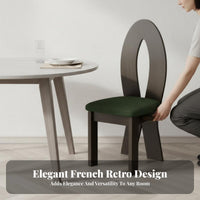 Mermaid Tail Rear Chair French Vintage and Design Seating Furniture Designer Inspired Curved Rearrest for Interior Designers