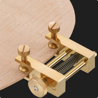 Violin Seam Clamp Brass Violin Gluing Clamp Double Sided Music Tool for Luthiers, Workshop