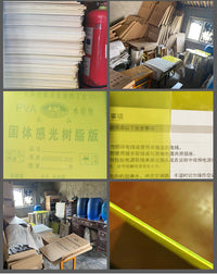 Cuttable Water-Soluble Solid Photosensitive Resin Plate Stamp Material 40x60cm per Sheet Bulk Pricing