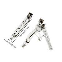 Hidden casement opening hinge, stainless steel discreet door hardware, 180-degree rotating hinge accessory