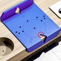 Hinge Hole Drilling Guide Compact Positioning Aid Repeatable for DIYers