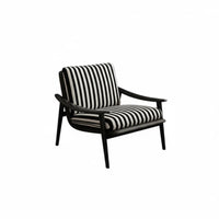 Italian aesthetic Wood Frame suspended Chair Light Luxury Lounge Seating Ergonomic Backrest Indoor Furniture Soft seat padding for Hoteliers, Interior Designers, Homeowners, Living Room, Hotel Lobby, Bedroom, creamice
