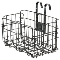 Space-Saving Wire Mesh Cycle Basket Portable Foldable Bike Basket Long-Lasting Strong for Commuters
