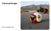 Double Visor Four-Season Double Visor Helmet Gender-Neutral Design for Cruising, Commuting, City Riding