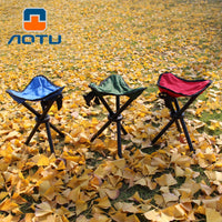 Foldable Outdoor Fishing Chair with Oxford Cloth and Steel Tube