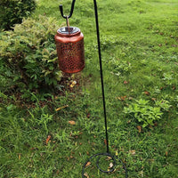 Freestanding Flat Shepherd Hook for Indoor/Outdoor Decorative Light Display
