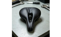 Wear-Resistant Cycle Saddle with Cutout Ergonomic Bike Seat with Metal Rails Comfortable Cycle Seat Easy to Install for Commuters, Cyclists