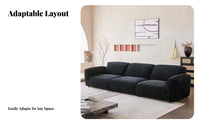 floralrear 3-Seater Italian design Sofa Light Luxury Living Room Furniture for Homeowners, Interior Design aficionados, Lounge Area, Small Spaces