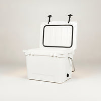 Heavy-Duty Portable Cooler with Drain Plug Lightweight Portable Hard Cooler Easy to Carry Hard Shell Ice Chest Airtight for Camping, Road Trips