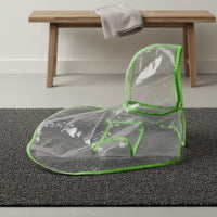 Transparent Dog Raincoat Easy to Wear Hooded Dog Rain Jacket Lightweight