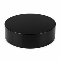Round Display Base Black Round Mannequin Pedestal Painted Showcase Furniture for Video Broadcast Setup
