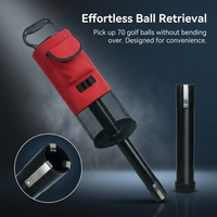 Golf Ball Retriever, No Bend Golf Ball Shag Tube, Detachable Golf Ball Collection Tube, Golf Ball Picker Upper, Golf Accessories