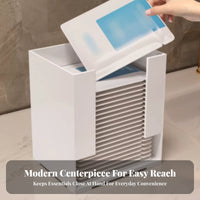 Facial Covering Dispenser Large Capacity Cosmetic Organizer Easy to Clean