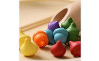 Sorting Toy with Tweezers Wooden Color Sorting Toy Child-Centered Fine Motor Skills for Preschoolers, Homeschool, Playroom