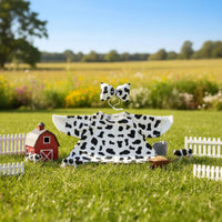 23 Inch Goose Clothes Cow Print Goose Costume for Porch, Yard, Garden, Farm