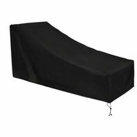 Reclining Lounge Cover Heavy Duty Patio Chair Cover with Drawstring Four Season for Homeowners, Poolside, Garden