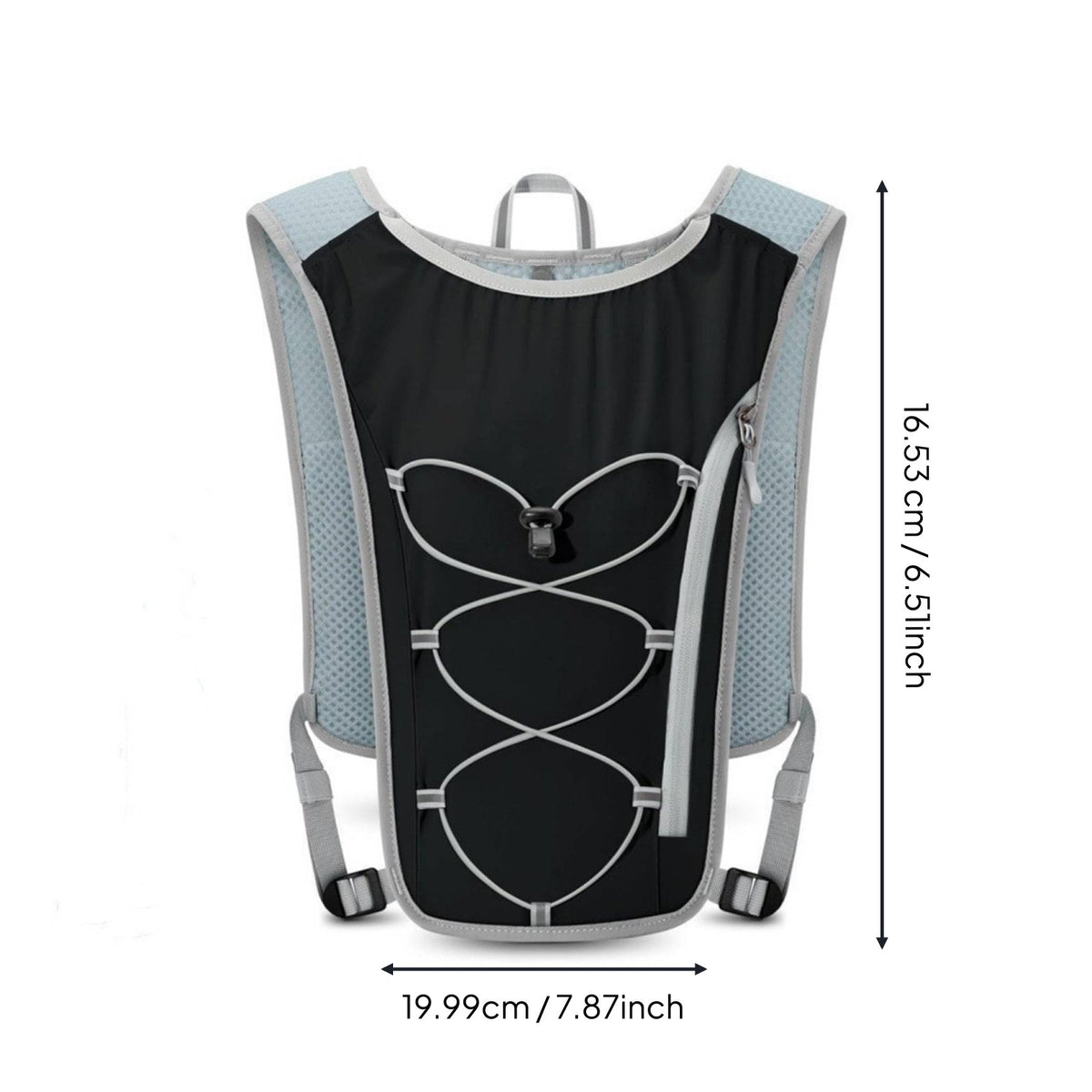 Biking Water Backpack Breathable Lightweight Water Vest Quick Dry Outdoor Gear for Runners, Hiking