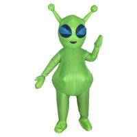 Inflatable Alien Costume for Halloween Party, Waterproof, Wear-Resistant, Quick Inflate, Storable