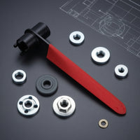 Two-in-onePurpose Angle Grinder Wrench Coated Grinder Spanner Wrench Replacement Tool Versatile for Workshop