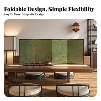 Arched Tri-Fold Panel Foldable Design desktop Divider Portable for Living Room
