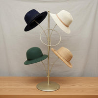Hat Display Holder Stable Base Freestanding Hat Rack Saving Household Storage for Entryway, Closet