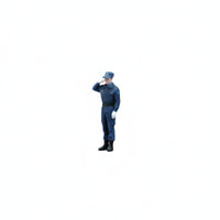 1/72 Scale Ground Crew Figurine High Intricacy Air Force Personnel Model