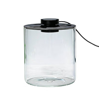 With LED Light Micro Landscape Bottle High Clarity Lichen Terrarium Bottle Elegant Design for Hobbyists, Tabletop, Living Room, Bookshelf