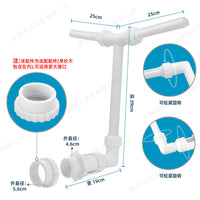 Double-Head Fountain for Pools and Gardens