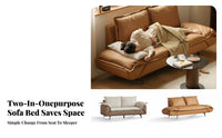 Modern design pivot side rest Sofa Bed Space-Saving Living Room Furniture Easy to Clean Couch Plush pads for Apartment Dwellers, Homeowners, Young Adults, Small Spaces, Home Office