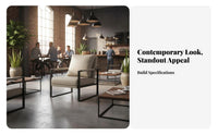 Sectional Upholstered Sofa Utilitarian Aesthetic Commercial Furniture Easy to Clean Upholstery Deep Seat Design
