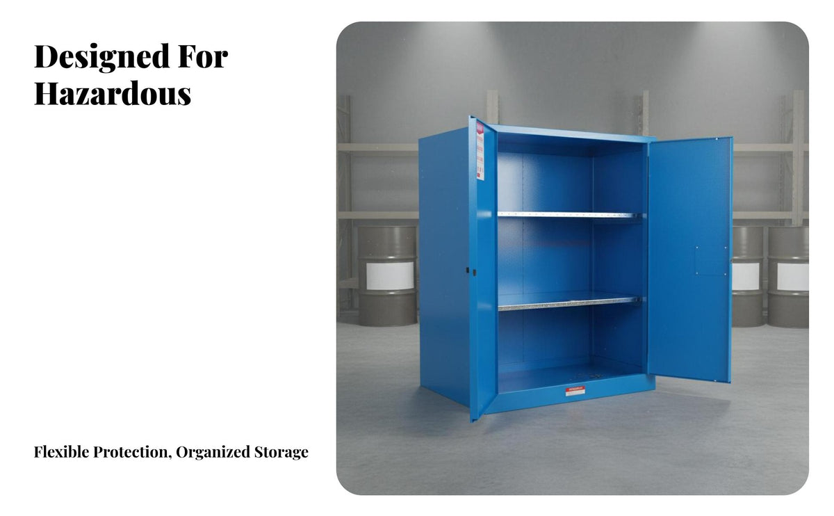Hazard-Resistant-Resistant Storage Cabinet Fire Resistant Storage Cabinet Heavy Duty Lockable Steel Box for Factory, Factories, Workshops